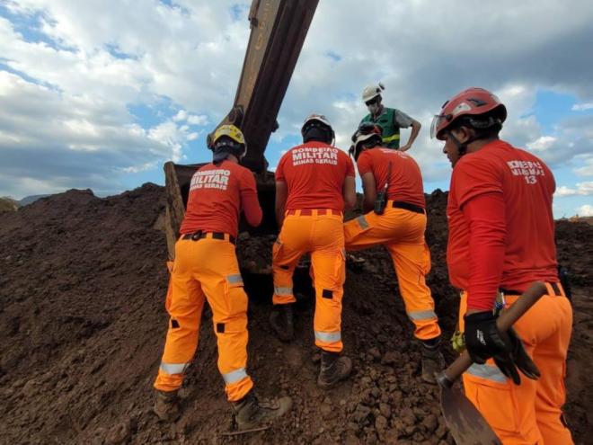O caso mais recente de localização de vítima registrado segunda-feira (2), pelo Corpo de Bombeiros Militar de Minas Gerais