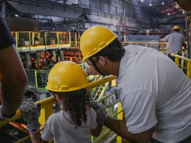 O projeto ''Histórias do Aço'' convida a comunidade para uma visita guiada