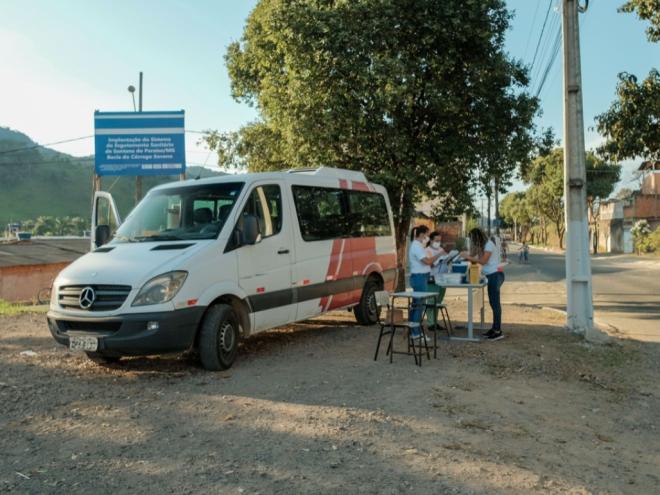 Veículo é utilizado para levar vacinação em locais como praça, empresas e onde houver mais necessidade