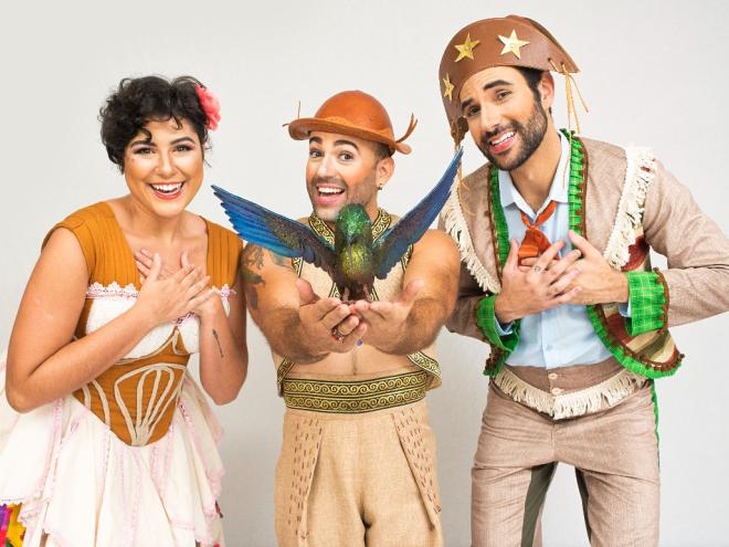 O Circo Teatro Fool abre as apresentações do festival com duas sessões do espetáculo ''O Menino Passarinho e a Estrela Encantada''
