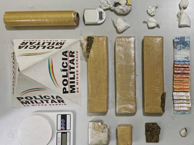 Materiais apreendidos foram levados à delegacia
