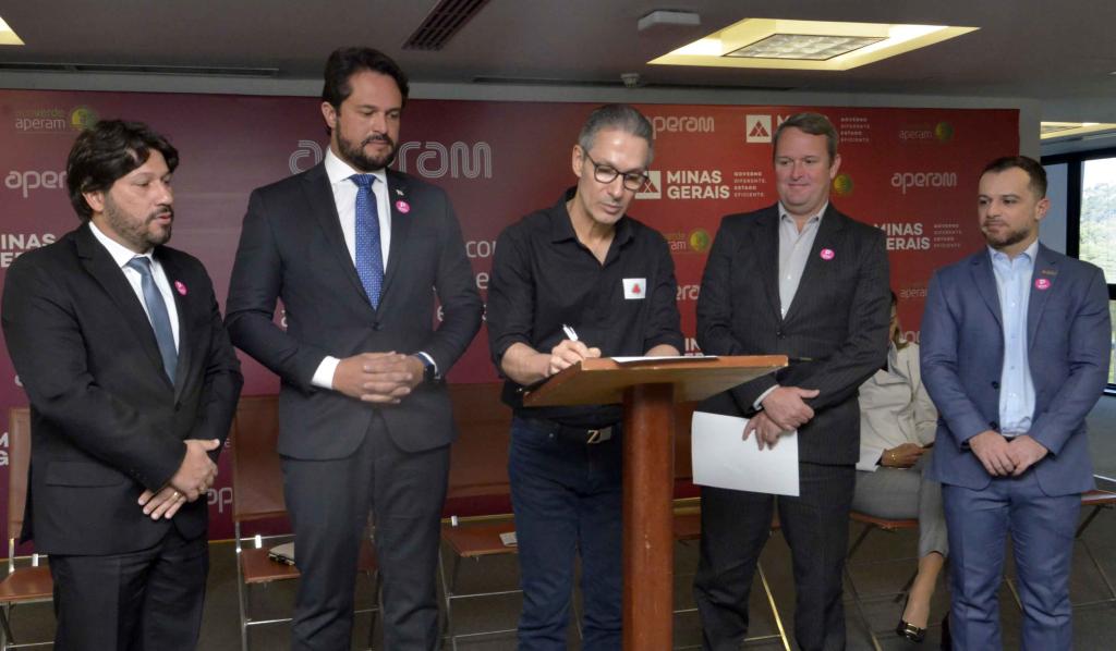 Anúncio de investimentos foi feito na Cidade Administrativa, em evento que contou com a participação do governador Zema