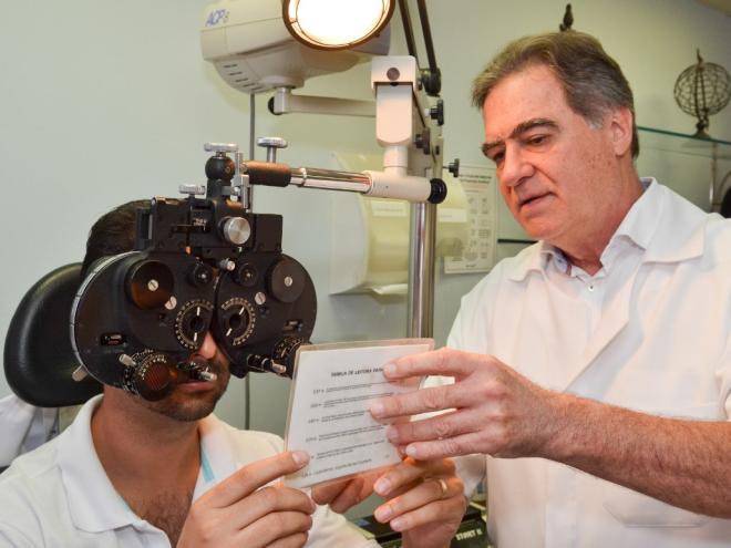 ''O glaucoma é considerado a principal causa de cegueira irreversível do mundo'', destacou o médico e diretor da SMO, Luiz Carlos Molinari