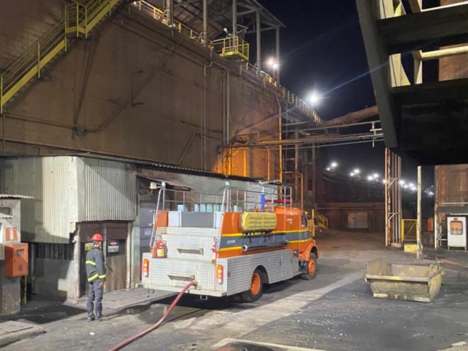 A reportagem apurou que a situação foi de emergência, mas controlada a tempo e sem qualquer vítima