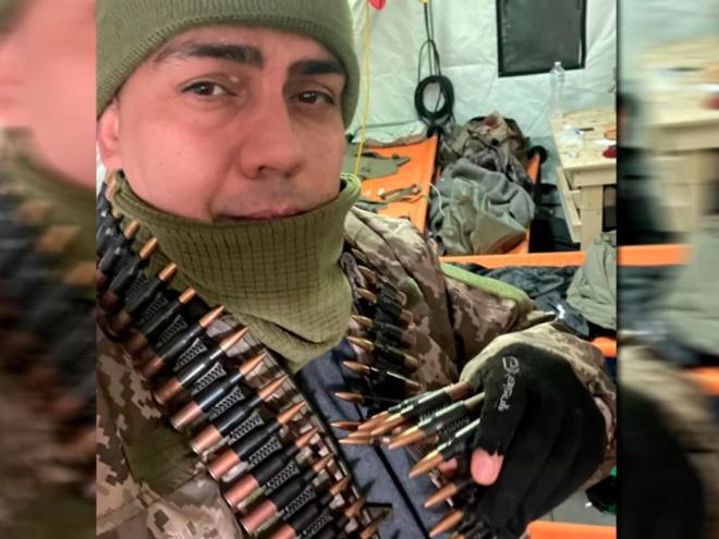 André tinha 43 anos e fazia parte de um grupo de estrangeiros que se alistou voluntariamente para lutar ao lado dos ucranianos no conflito