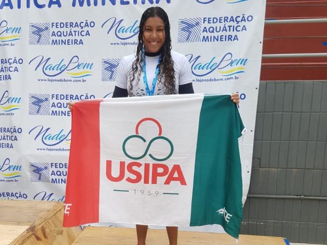 Ana Carolina Andrade conquistou a terceira colocação nos 100m peito no júnior 