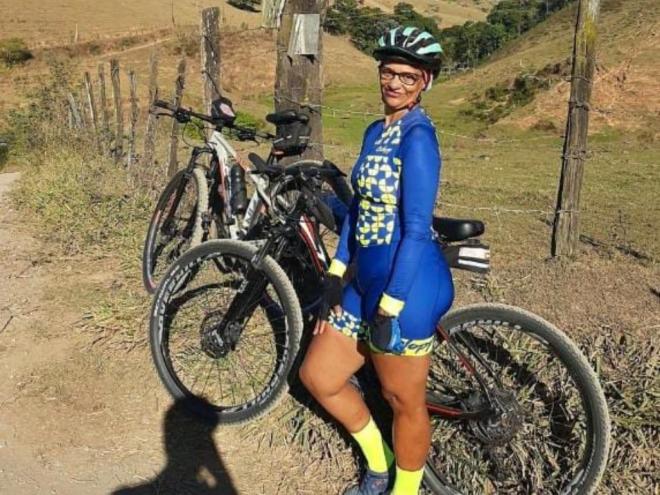 Em seu Instagram, Maria da Penha compartilhava a paixão que tinha pelo ciclismo 
