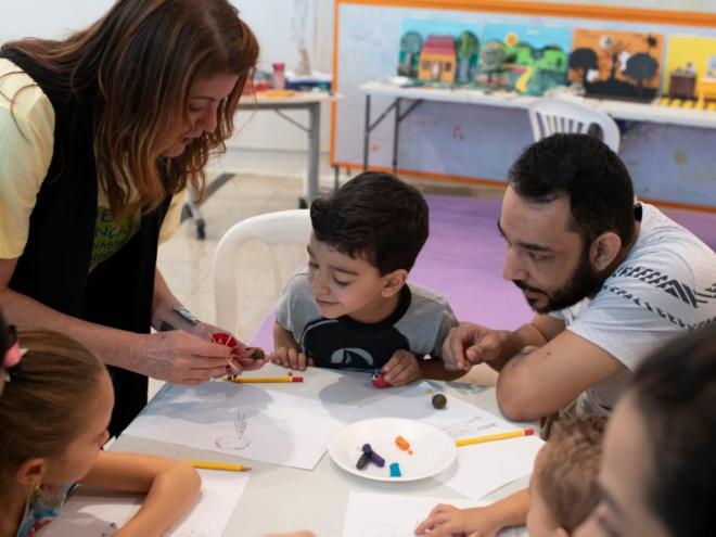 Oficinas culturais e contação de histórias foram destaques na programação