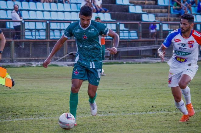 O Betim foi superior no 1º tempo, criou mais chances, inclusive a que resultou em gol