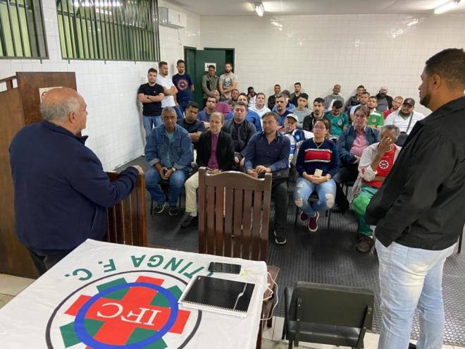 A reunião foi muito concorrida, lotando o auditório do Tribunal de Justiça da Liga de Ipatinga, local do encontro decisivo na vida do Tigre   