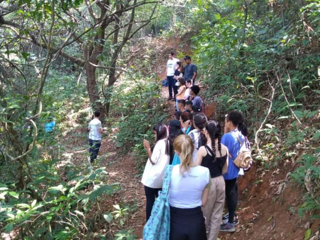 O projeto Trilha Interpretativa tem feito um trabalho de preparação do ambiente para receber os convidados