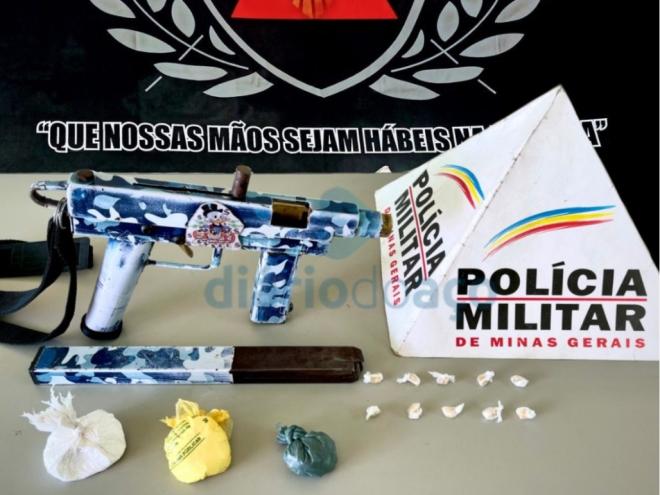 Drogas e arma de fogo foram  apreendidos no bairro Vila Celeste