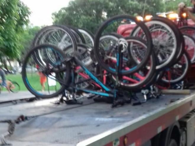 As bicicletas doadas serão as apreendidas em ocorrências policiais e que estão há mais de dois meses nos pátios