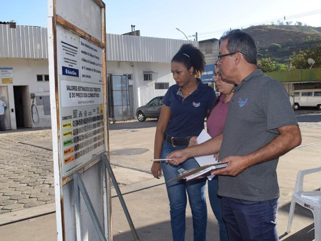 A equipe do Procon fará a vistoria em todos os postos, notificando para a devida adequação às normas dentro do prazo de dez dias