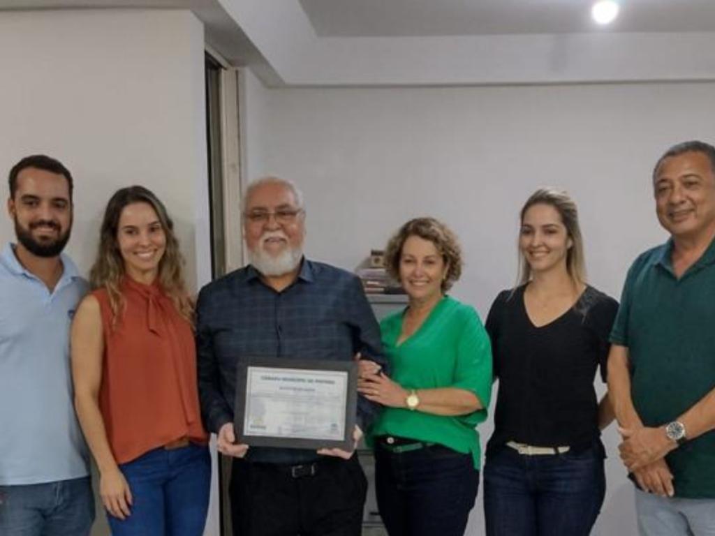 Os familiares de Cléber também participaram da solenidade