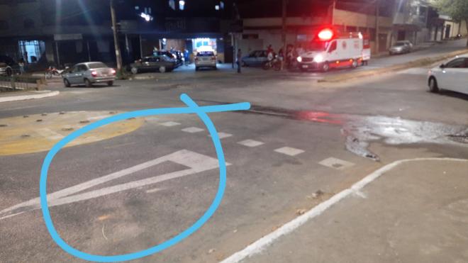 Testemunhas disseram que motociclista não obedeceu o sinal de 'dê a preferência' e isso foi o fator que levou ao acidente 