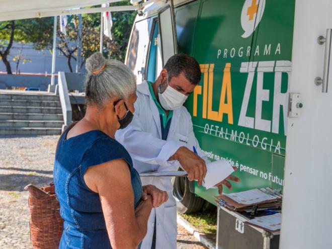 Com o intuito de zerar a fila de exames oftalmológicos até o fim do ano, serão oferecidos mais de 26 mil procedimentos 