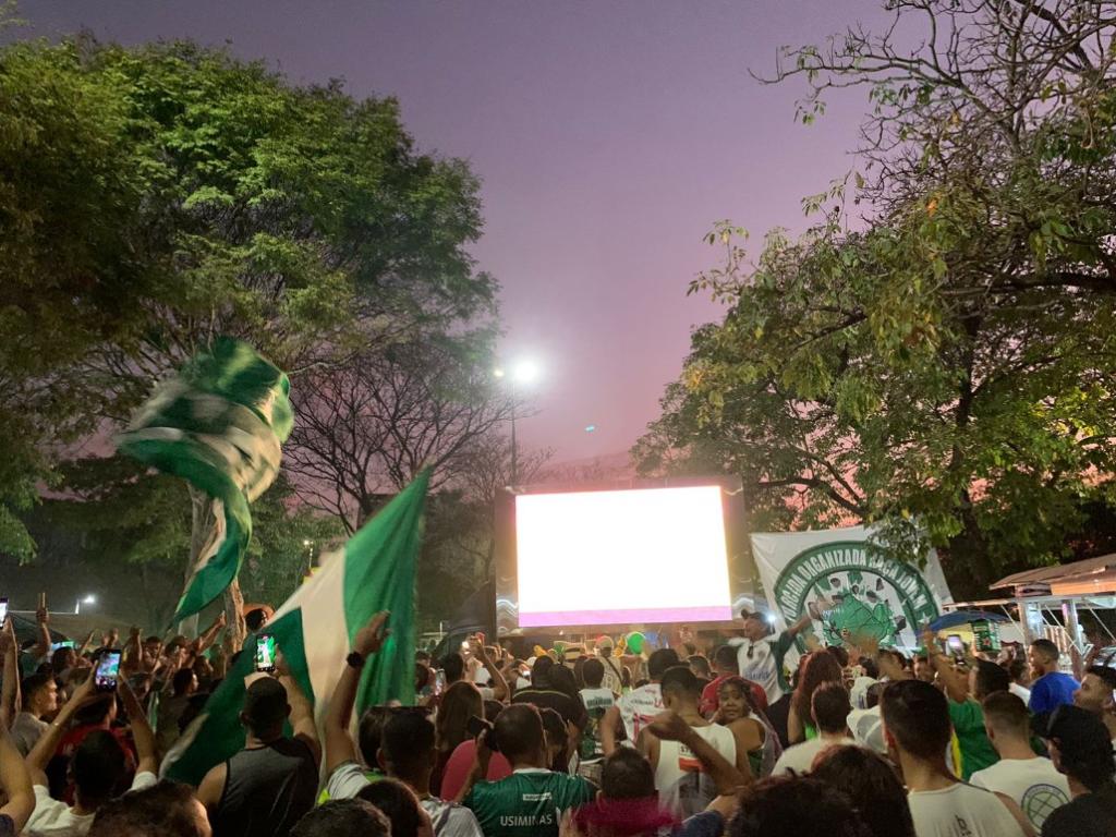 O Parque Ipanema foi tomado pelas cores do Tigre 