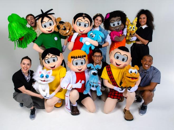 O musical com a Turma da Mônica é atração no último fim de semana do mês