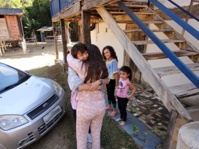 Os últimos dias têm sido de ?reencontros maravilhosos e abraços calorosos? para a família 