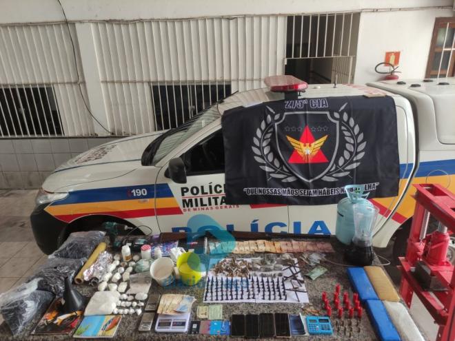 Todo o material aprendido foi encaminhado para a delegacia de Polícia Civil