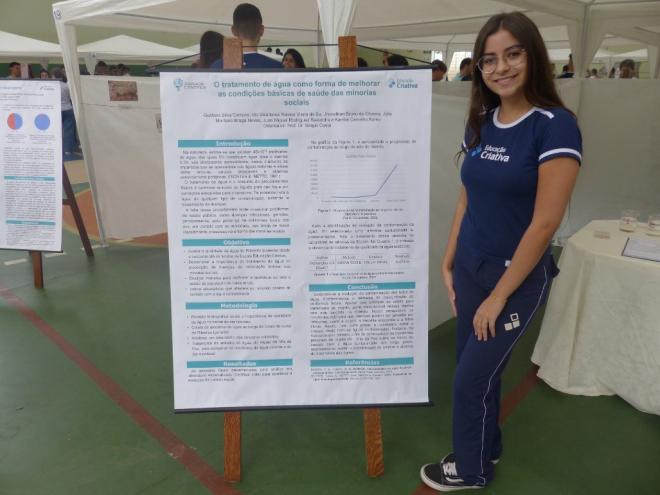 Iris Valadares avaliou a importância da Jornada Científica 